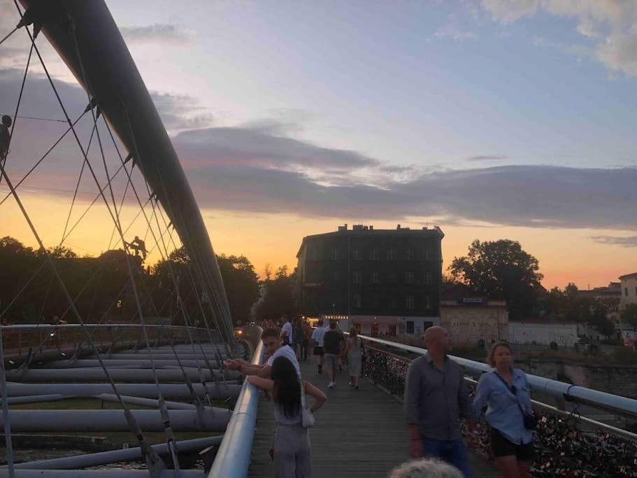 Ferienwohnung Zachod Slonca Nad Wisla Krakau Exterior foto